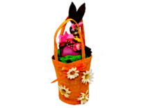 Easter Bunny Bag with 2 Champagne Eggs